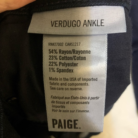 Y2K Paige verdugo ankle Jean size 25 - Picture 8 of 8